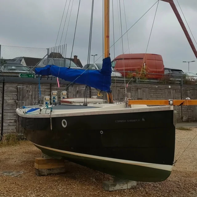 Yanmar 1GM10 diesel engine fitted into a Cornish Shrimper at Parkstone Yacht Club, Poole.